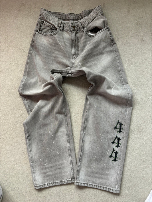 Custom Loose fit Grey Jeans